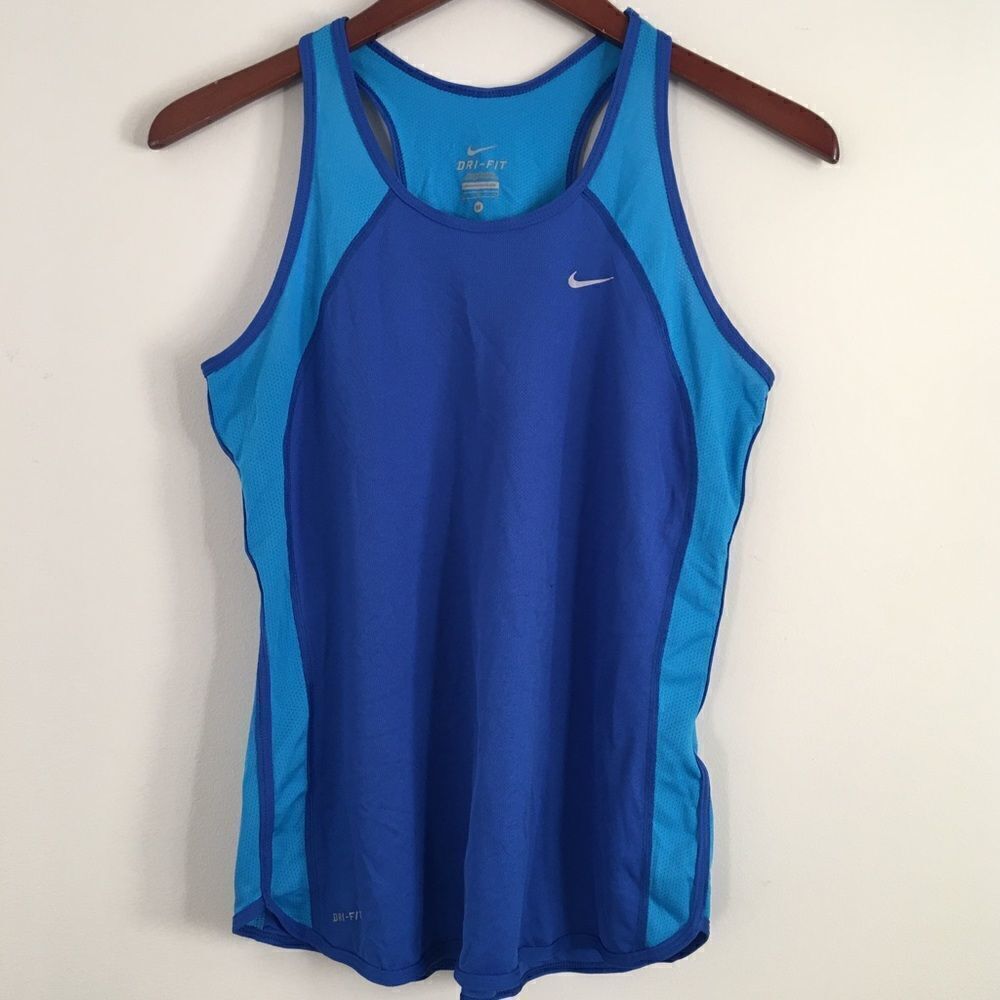 Nike Blue Dri-Fit Tank Top | Size Medium
